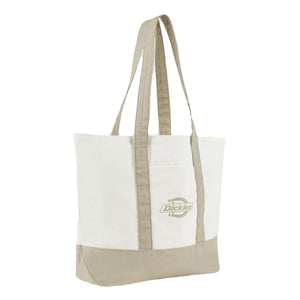 Logo Canvas Tote Egret - Borsa Shopping Bag Bianca DK0A4Z6FC481 . DICKIES 