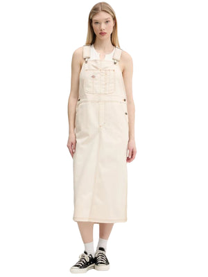 DICKIES BIB LONG OVERALL DRESS W WHITECAP GRAY - Salopette Donna Grigio Chiaro DK0A4Z6TF901 . DICKIES 