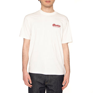 Lewistown SS Tee Egret - Maglietta Girocollo Uomo Bianca DK0A4Z8ZC481 . DICKIES 