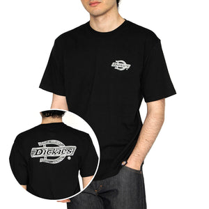 Wood Logo Tee Black - Maglietta Girocollo Uomo Nera DK0A4ZATBLK1 . DICKIES 