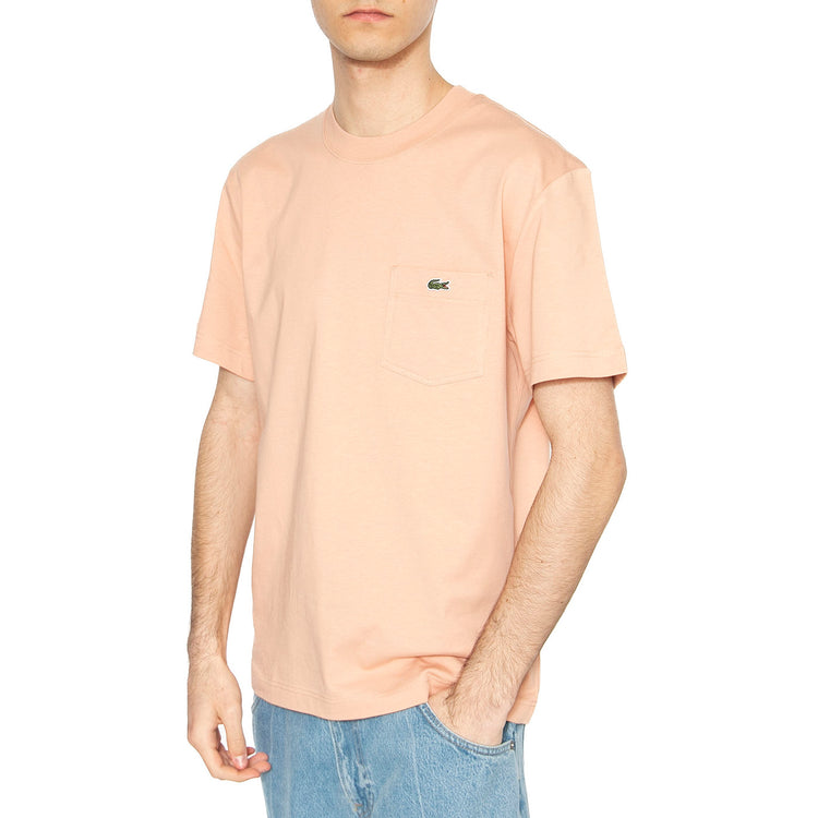 T-Shirt Zih Pink - Maglietta Girocollo Uomo Rosa TH2827-ZIH . LACOSTE 