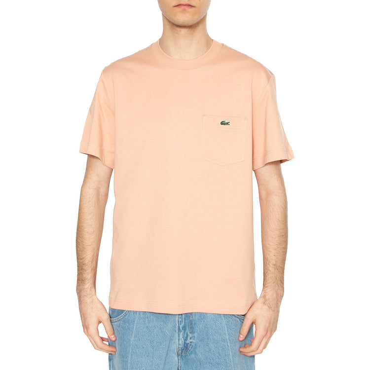 T-Shirt Zih Pink - Maglietta Girocollo Uomo Rosa TH2827-ZIH . LACOSTE 
