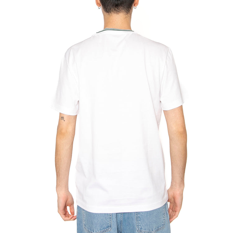 T-Shirt 001 White - Maglietta Girocollo Uomo Bianca TH9903-001 . LACOSTE 