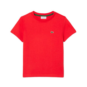 T-SHIRT ZBG Red - Maglietta Girocollo Bambino Rossa TJ1122-ZBG . LACOSTE 
