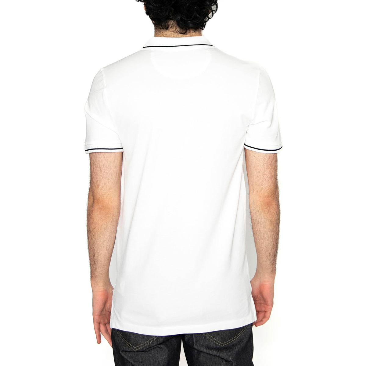 Piquet Polo Bright White - Polo Uomo Bianca 112113712 . LEE 
