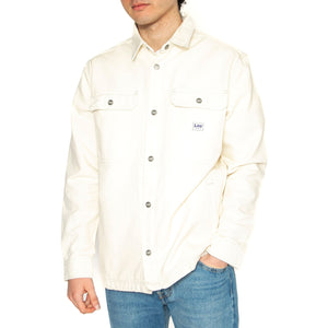 Workwear Overshirt Ecru - Camicia Uomo Bianca 112364122 . LEE 