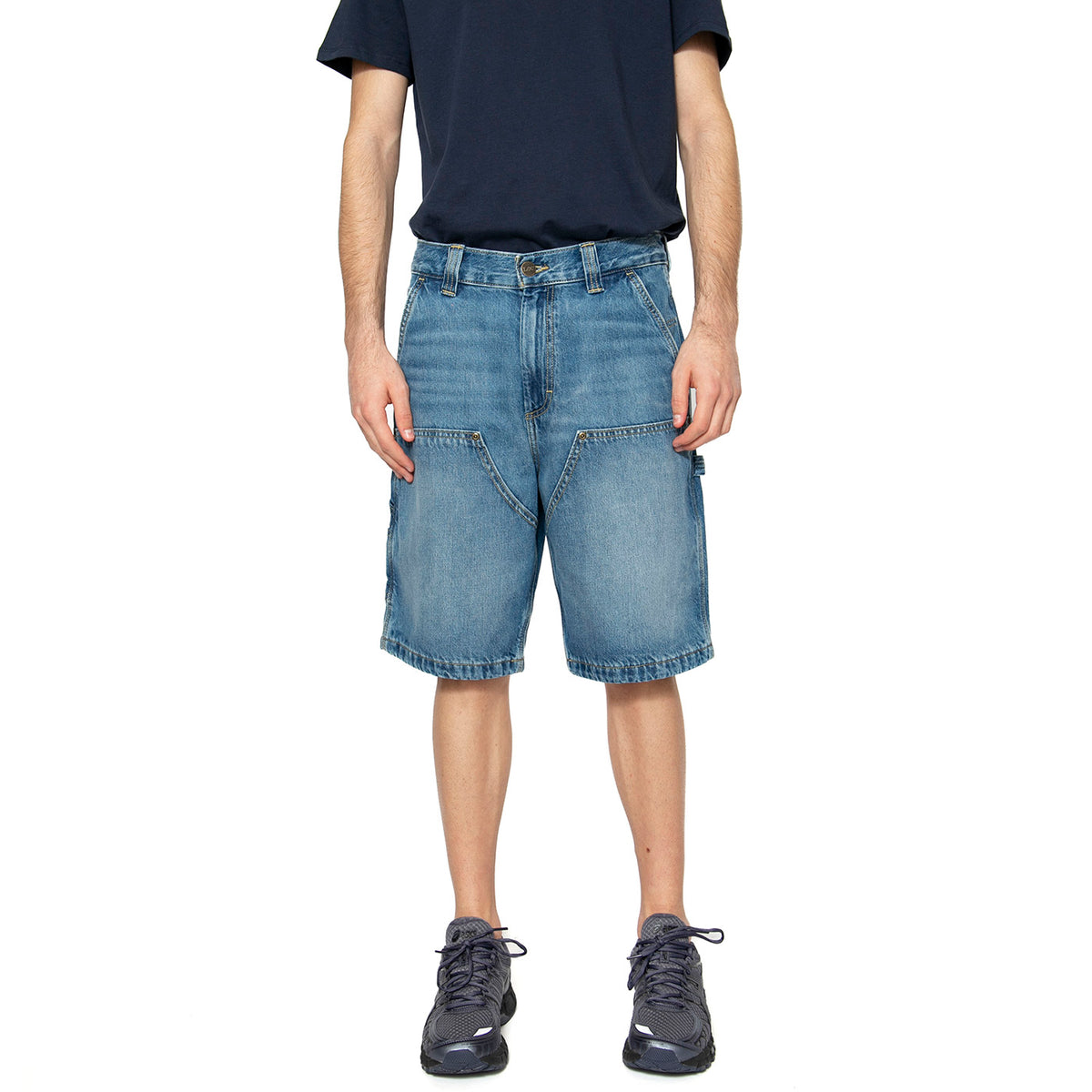 DBL Knee Carpenter Short Raven - Bermuda Uomo Blu 112364160 . LEE 