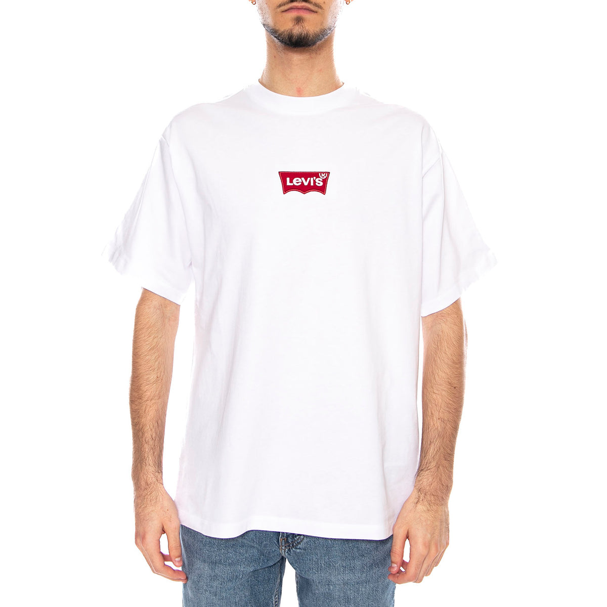 Vintage Fit Graphic Tee -- Maglietta Girocollo Uomo Bianca 0008C-0004 . LEVIS 