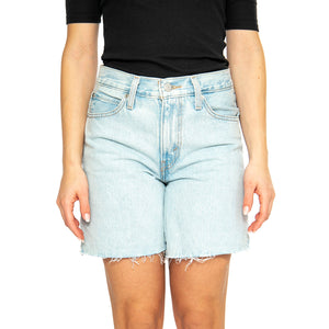 '94 Baggy Short Mister Twister Cut Hem - Bermuda Denim Jeans Donna Blu 001JO-0002 . LEVIS 