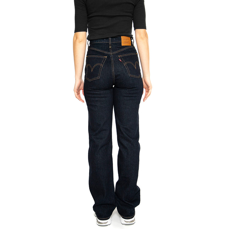 Ribcage Wide Leg H223 Dark Indigo Flat Finish - Pantaloni Denim Jeans Donna Blu 79078-0014 . LEVIS 