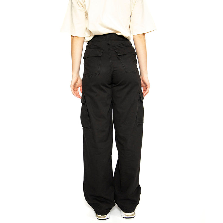 94 Baggy Cargo Black - Pantaloni Cargo Donna Neri A4707-0000 . LEVIS 