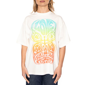 Craphic Short Stack Tee Love Is A State - Maglietta Girocollo Donna Bianca A4924-0079 . LEVIS 