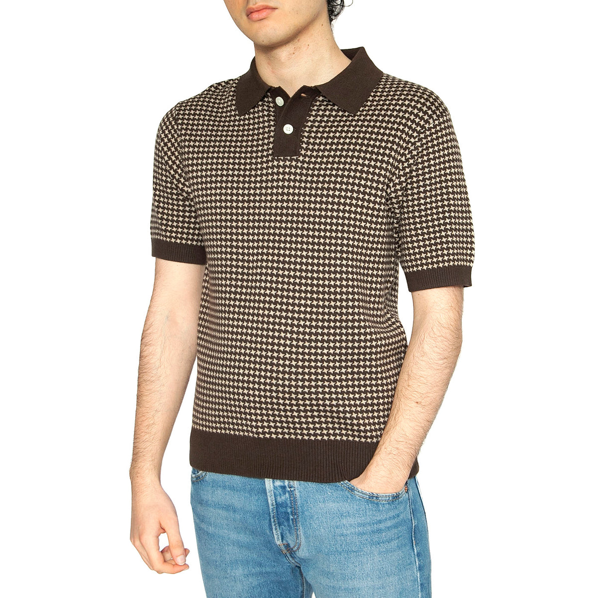 Knit Polo Sweater Houdstoot - Polo in Maglia Uomo Multicolore A7294-0007 . LEVIS 