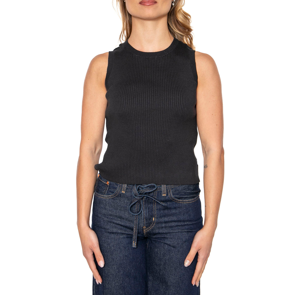 Tulip Tank Anthracite Night - Canotta Donna Blu A8454-0004 . LEVIS 
