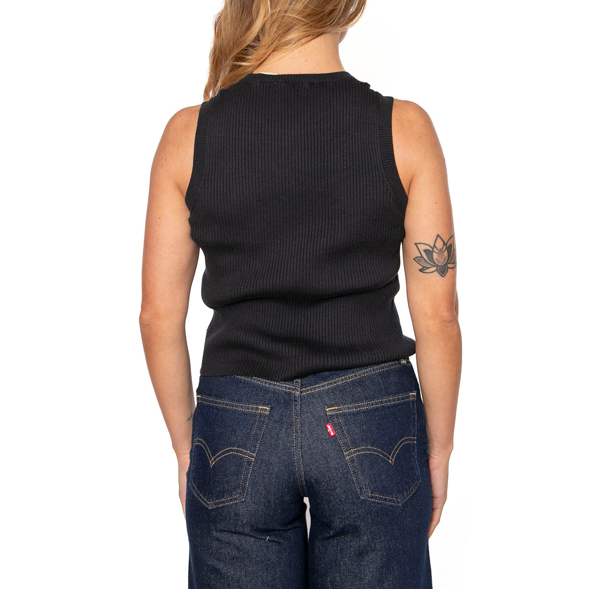 Tulip Tank Anthracite Night - Canotta Donna Blu A8454-0004 . LEVIS 
