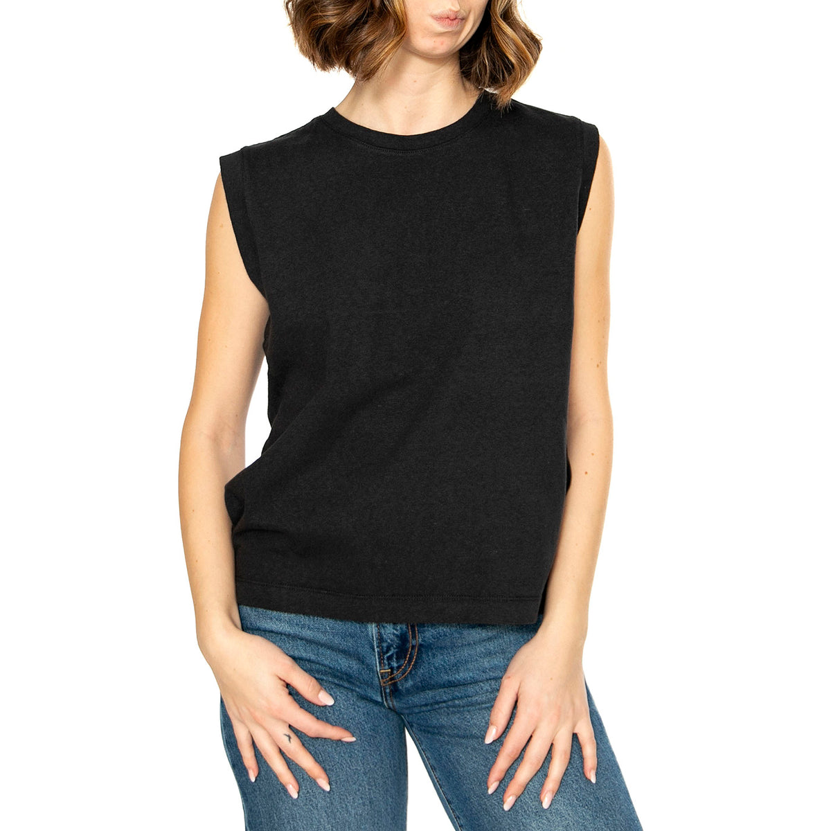 Boxy Tank Black - Canotta Donna Nera A8794-0008 . LEVIS 