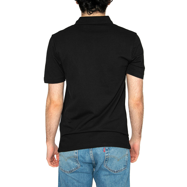 Tonal Eagle Polo Shirt Jet Black - Polo Uomo Nera SP400TON-Z865 . LYLE & SCOTT 