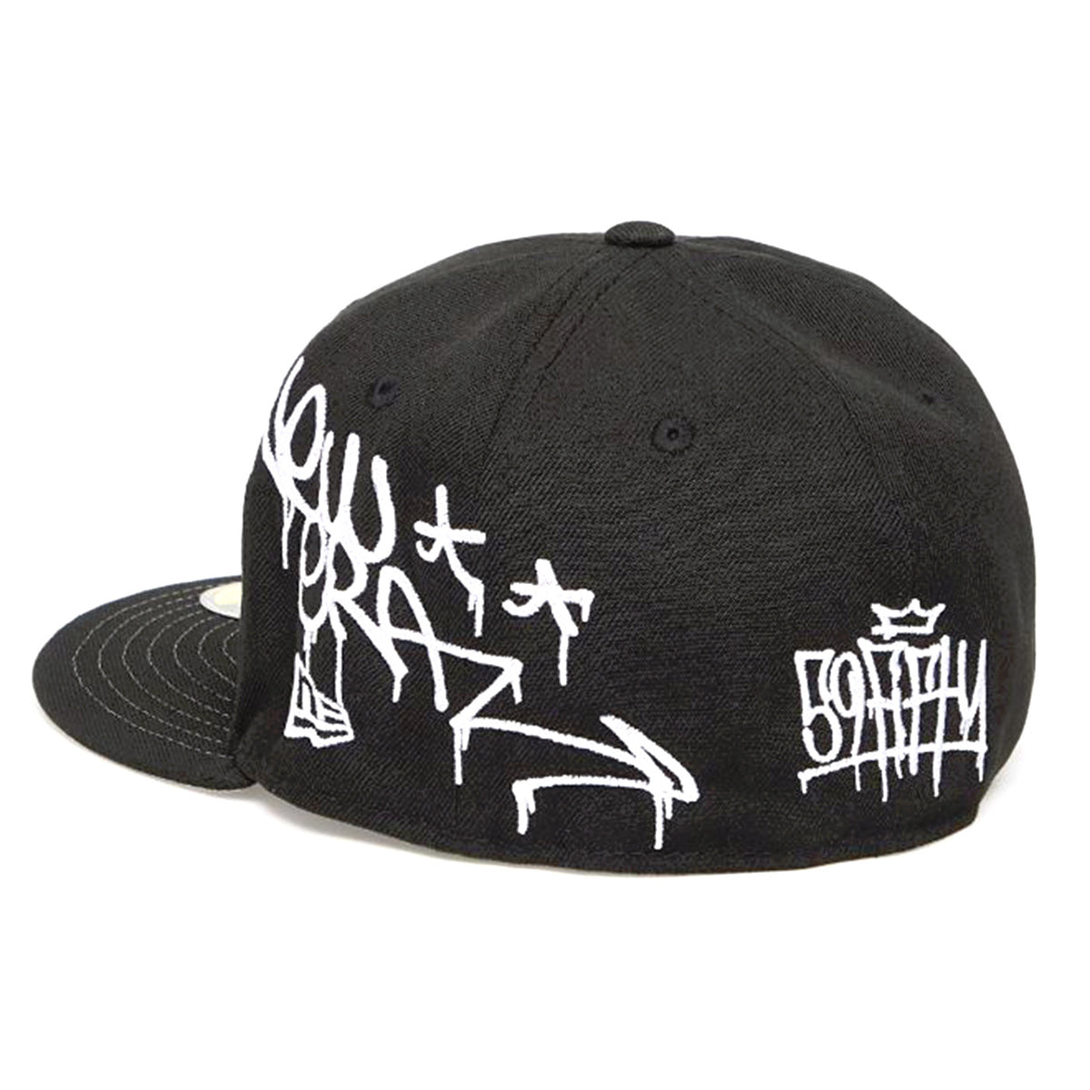 NE Graohic 59Fifty New Era Black - Cappellino con Visiera Nero 60595333 . NEW ERA 