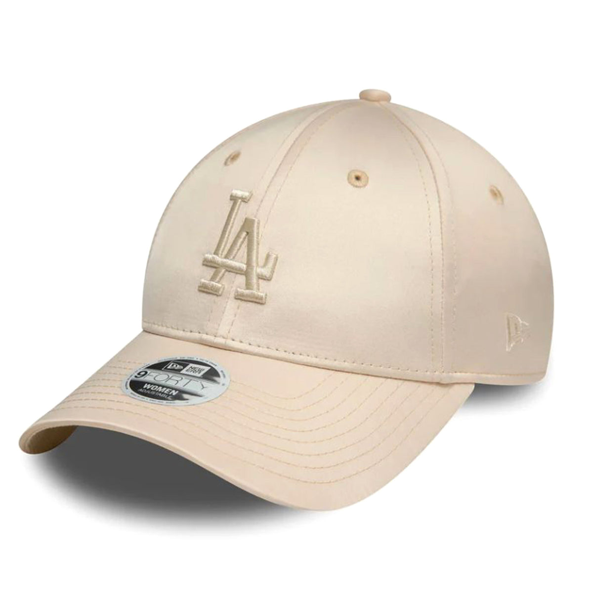Female Satin 9Forty Los Angleses Dodgers - Cappellino con Visiera Beige 60595362 . NEW ERA 