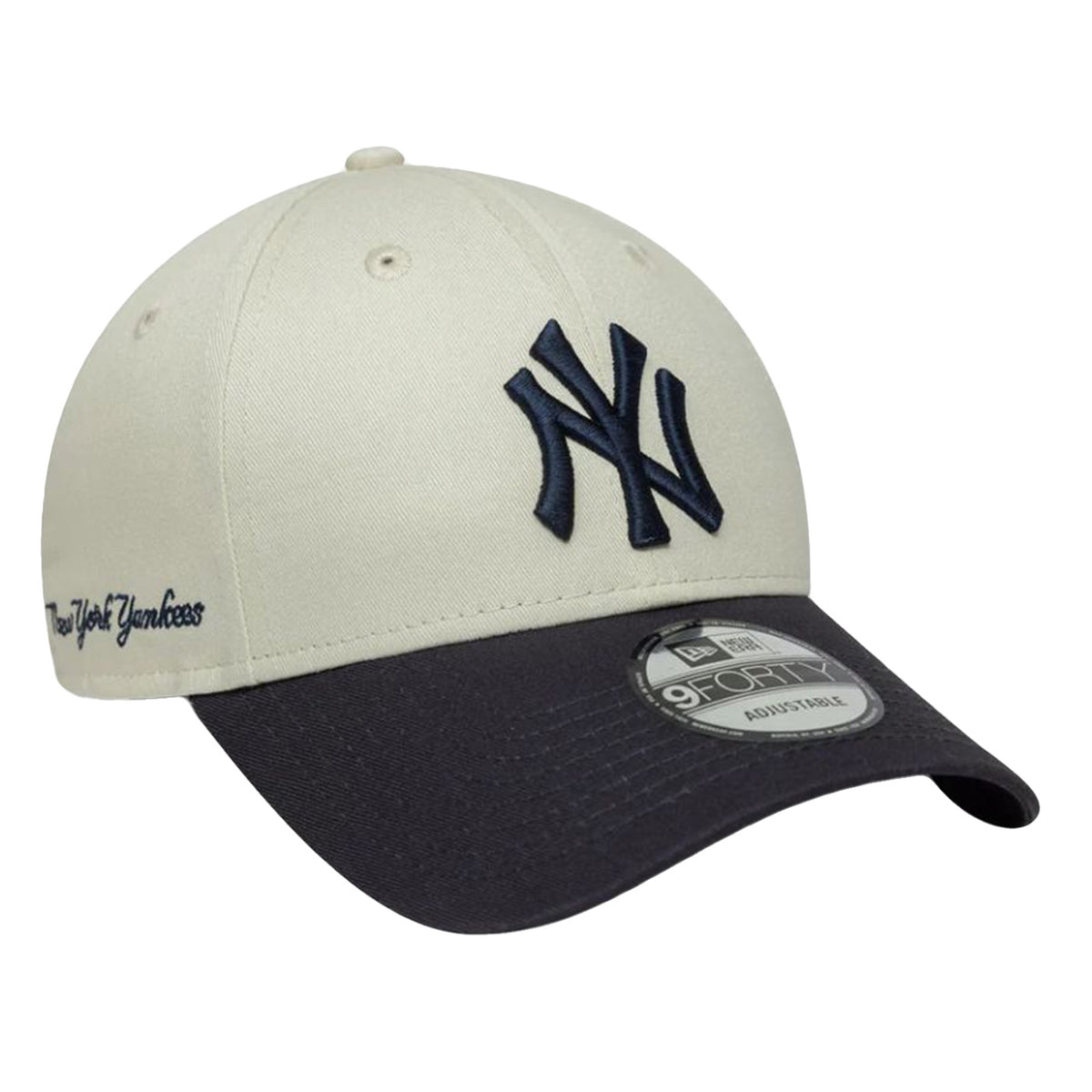 Side Script 9Forty New York Yankees Ivory / Navy - Cappellino Multicolore 60667557 . NEW ERA 