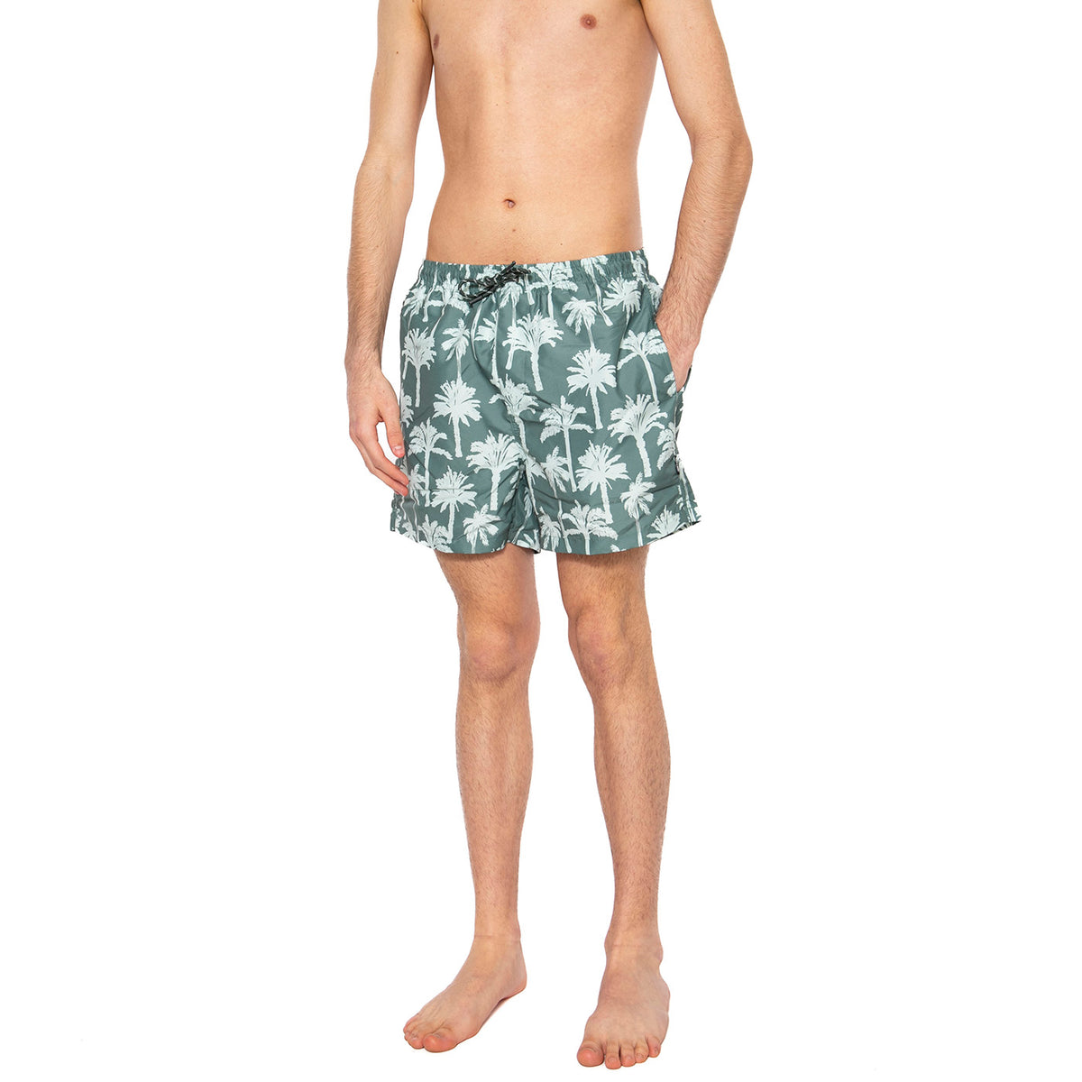 Tedswim Short Palms AOP Dark Forest - Costume da Bagno Uomo Verde 22028810-4421859 . ONLY & SONS 