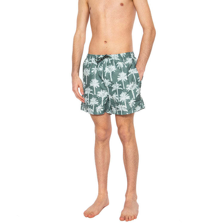 Tedswim Short Palms AOP Dark Forest - Costume da Bagno Uomo Verde 22028810-4421859 . ONLY & SONS 