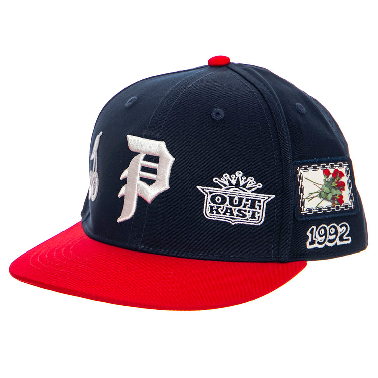 Primitive Jackson Snapback Blue - Cappellino con Visiera Blu PA424H09-BLU . PRIMITIVE 