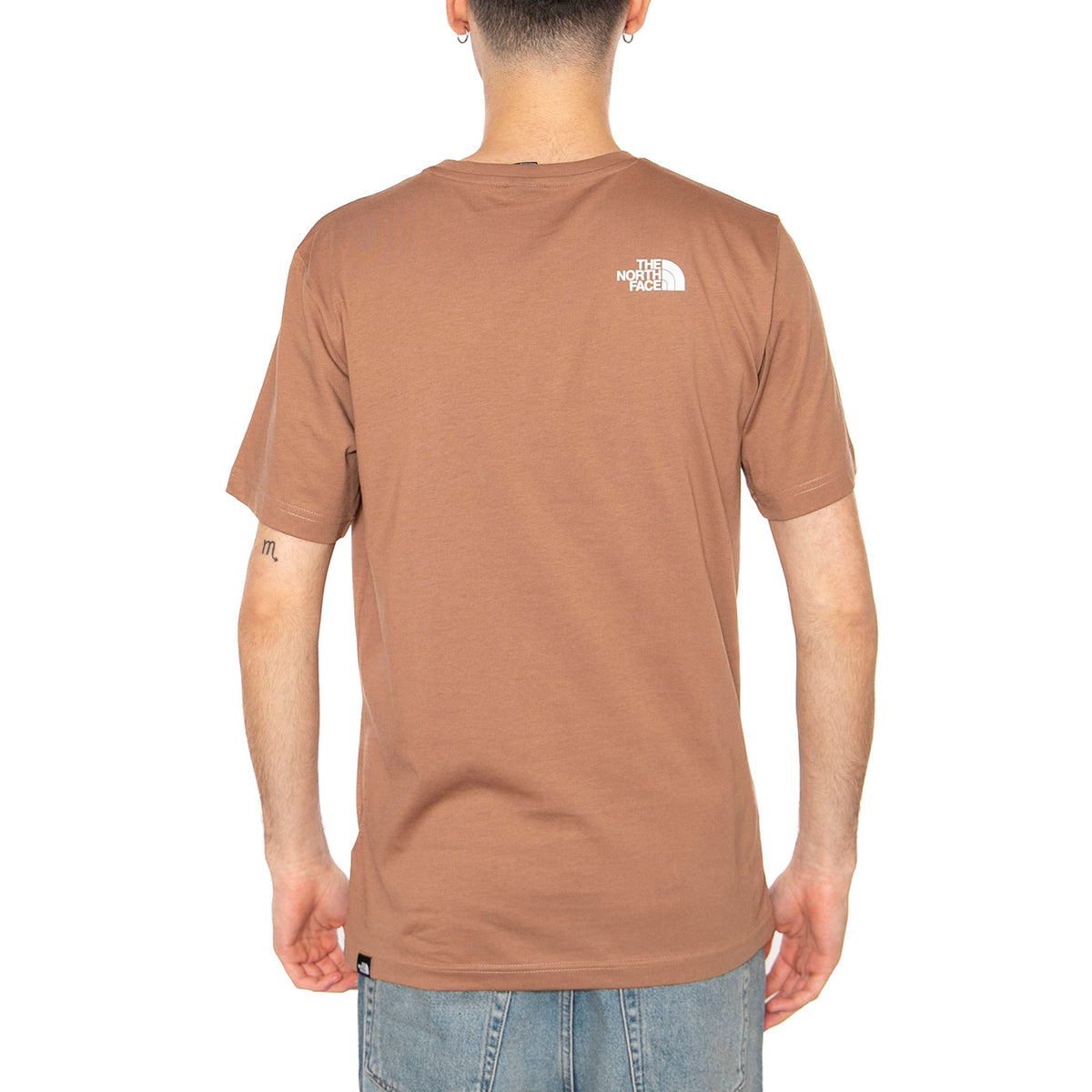 Men's S/S Simple Dome Tee - Maglietta Girocollo Uomo Marrone NF0A87NG6IH1 . THE NORTH FACE 