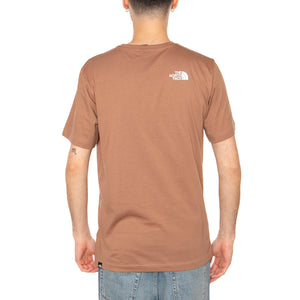 Men's S/S Simple Dome Tee - Maglietta Girocollo Uomo Marrone NF0A87NG6IH1 . THE NORTH FACE 