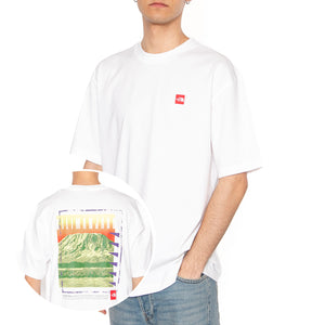 Unisex Axys Oversized S/S Tee - Maglietta Girocollo Uomo Bianca NF0A8C1RFN41 . THE NORTH FACE 