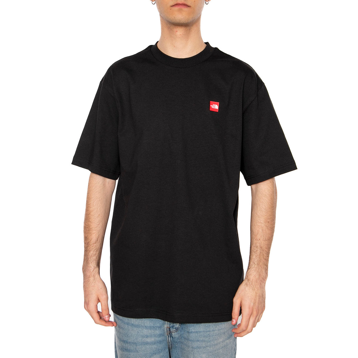Unisex Axys Oversized S/S Tee - Maglietta Girocollo Uomo Nera NF0A8C1RJK31 . THE NORTH FACE 