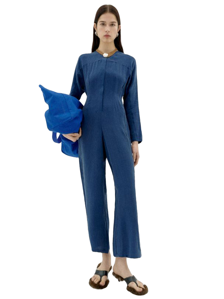 MARCIA CUPRO BLUE - Tuta Donna Blu WJS00106 . THINKING MU 
