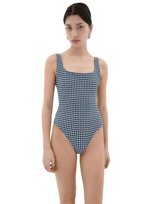 AMALFI GINGHAM NAVY - Costume da Bagno Donna Blu<BR/><BR/> WSW00001 . THINKING MU 