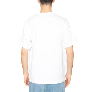 Salton Loose SS White - Maglietta Girocollo Uomo Bianca VN000P56WHT1 . VANS 