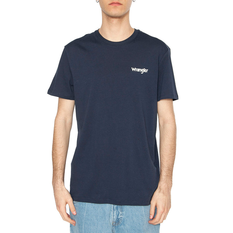 2-Pack Sign Off Tee White / Blue - Set Composto da Maglietta Girocollo Uomo Bianca + Maglietta Girocollo Uomo Blu 112321593 . WRANGLER 