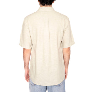 SS Shirt Ecru - Camicia Maniche Corte Uomo Verde 112362730 . WRANGLER 