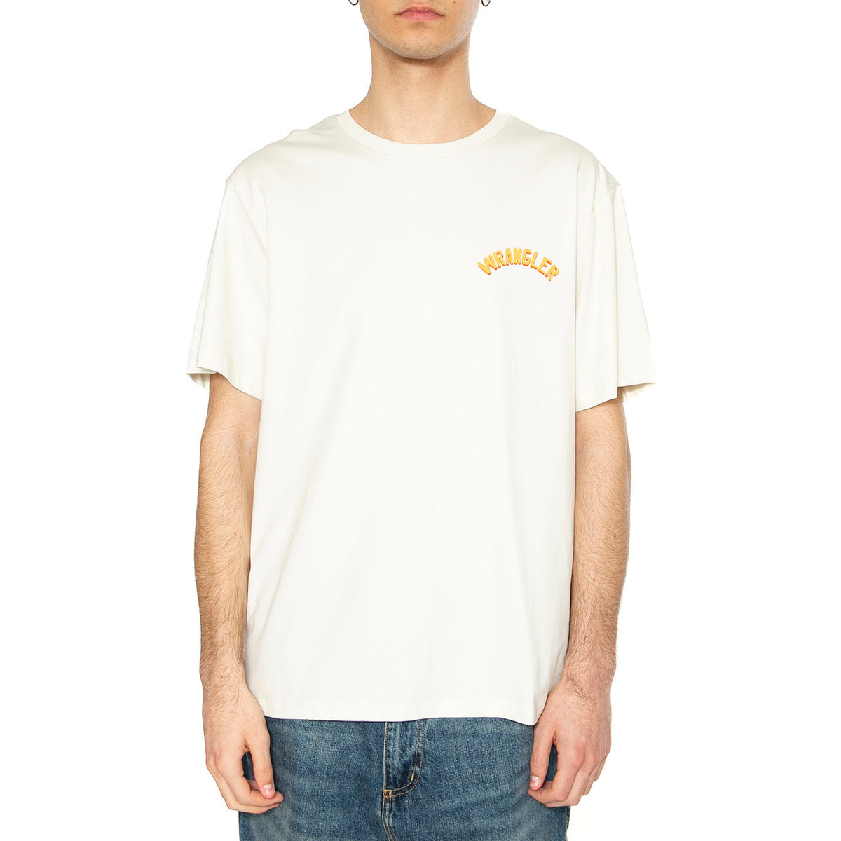 Graphic Tee Vintage White - Maglietta Girocollo Uomo Bianca 112362797 . WRANGLER 