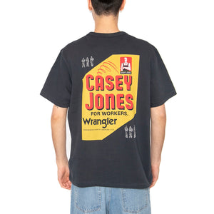 CJ Graphic Tee Dark Navy - Maglietta Girocollo Uomo Blu 112362801 . WRANGLER 