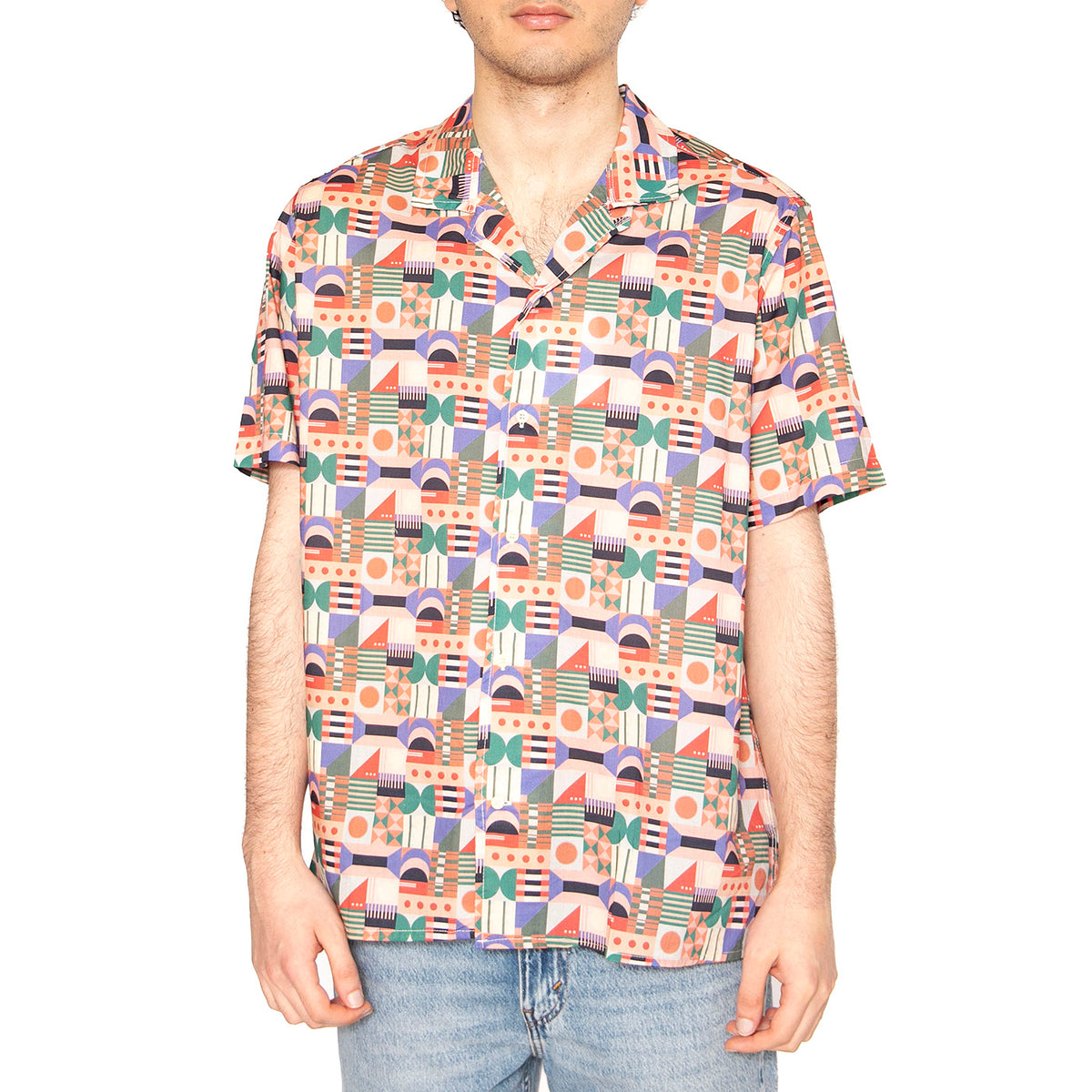 Artisan Aloha Shirt Passion - Camicia Maniche Corte Uomo Multicolore 1955-PASSION . BRAVA FABRICS 