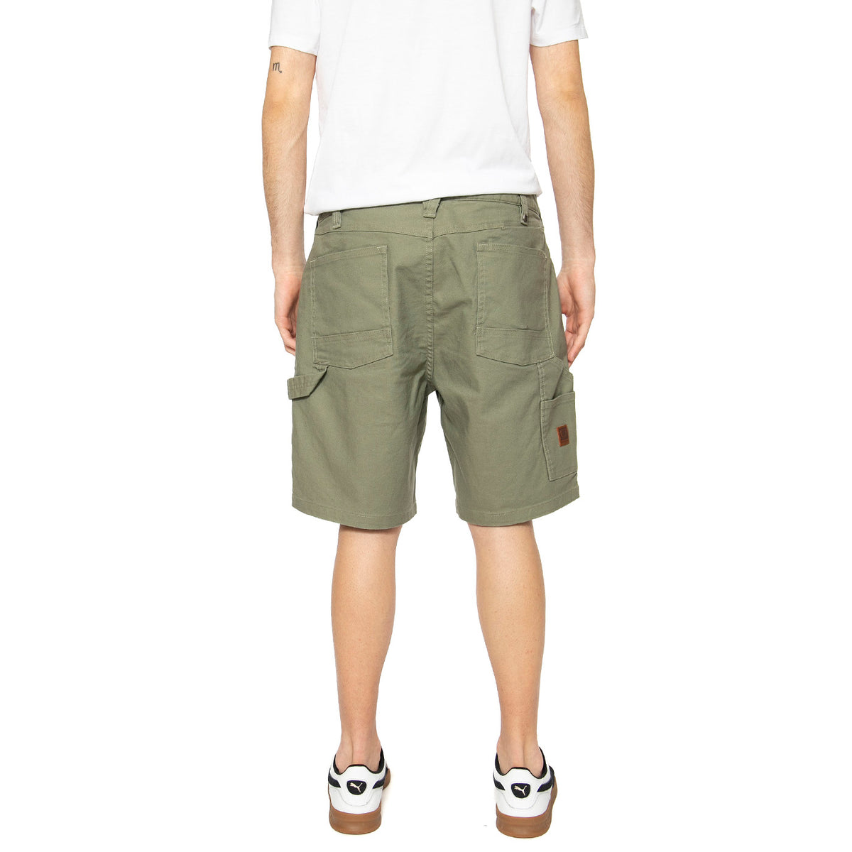 Builders Carpenter Short Green - Bermuda Uomo Verdi 04967-OLVSP . BRIXTON 