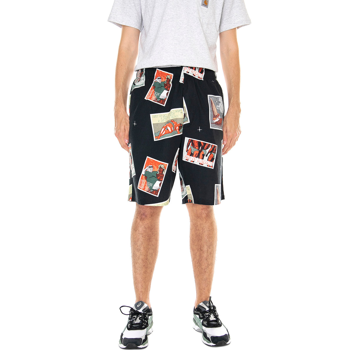 M' Holidays Short Multicolor - Bermuda Uomo Neri / Multicolore I031854.08.67. . EDWIN 