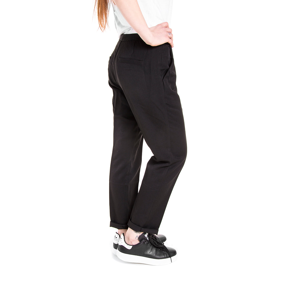 HALLE 2.0 - Pantaloni Donna Neri 6170e54-999 . MINIMUM 
