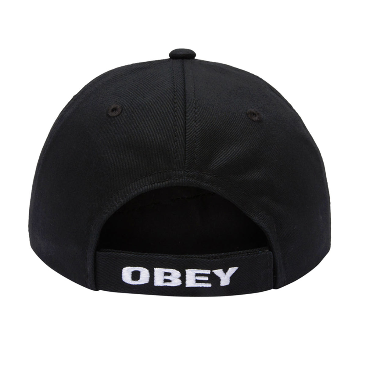 Obey Star 6 Panel Velcro Back - Cappellino con Visiera Nero 100580383-BLK . OBEY 