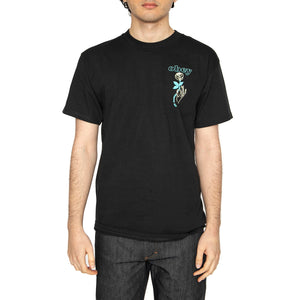 Obey Spring Forth Tee - Maglietta Girocollo Uomo Nera 165263945-BLK . OBEY 