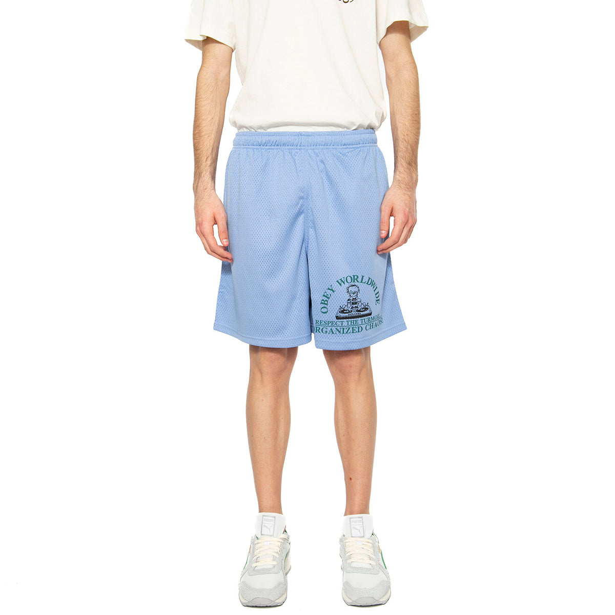 Big Wig Vero Mesh Short - Bermuda Uomo Blu 172120112-HDR . OBEY 
