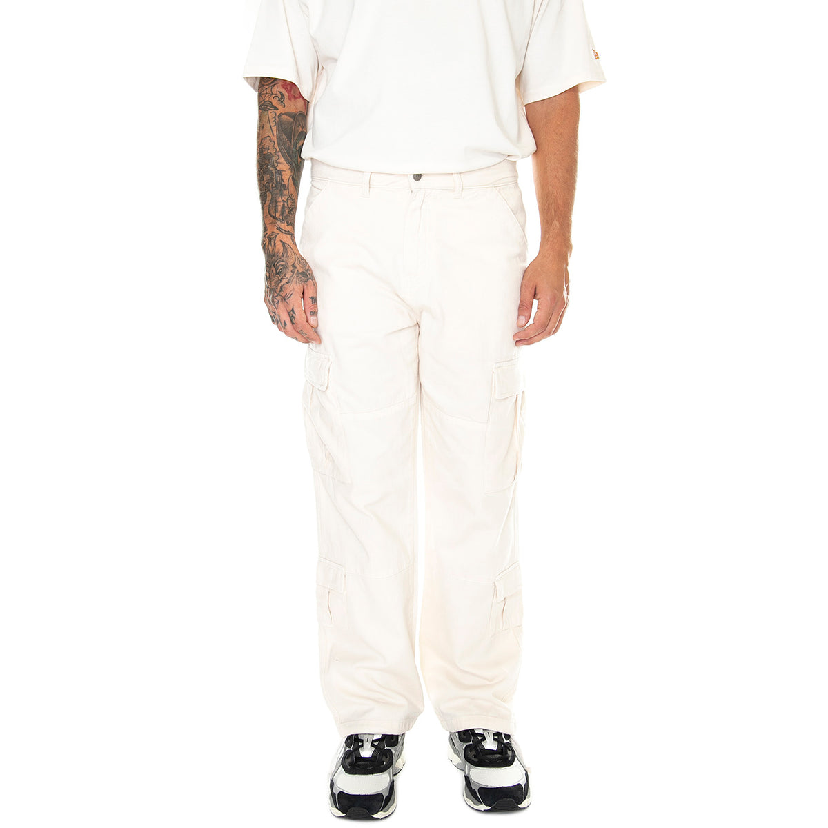 M' Go David Cargo Pant Sandy Shore - Pantaloni Uomo Bianchi M2BB02WEPL0-G053  GUESS ORIGINALS 