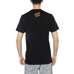 ROSKOPP SCREAMING FIVE FRNT - Maglietta Girocollo Uomo Nera SCA-TEE-13317 BLK SANTA CRUZ 