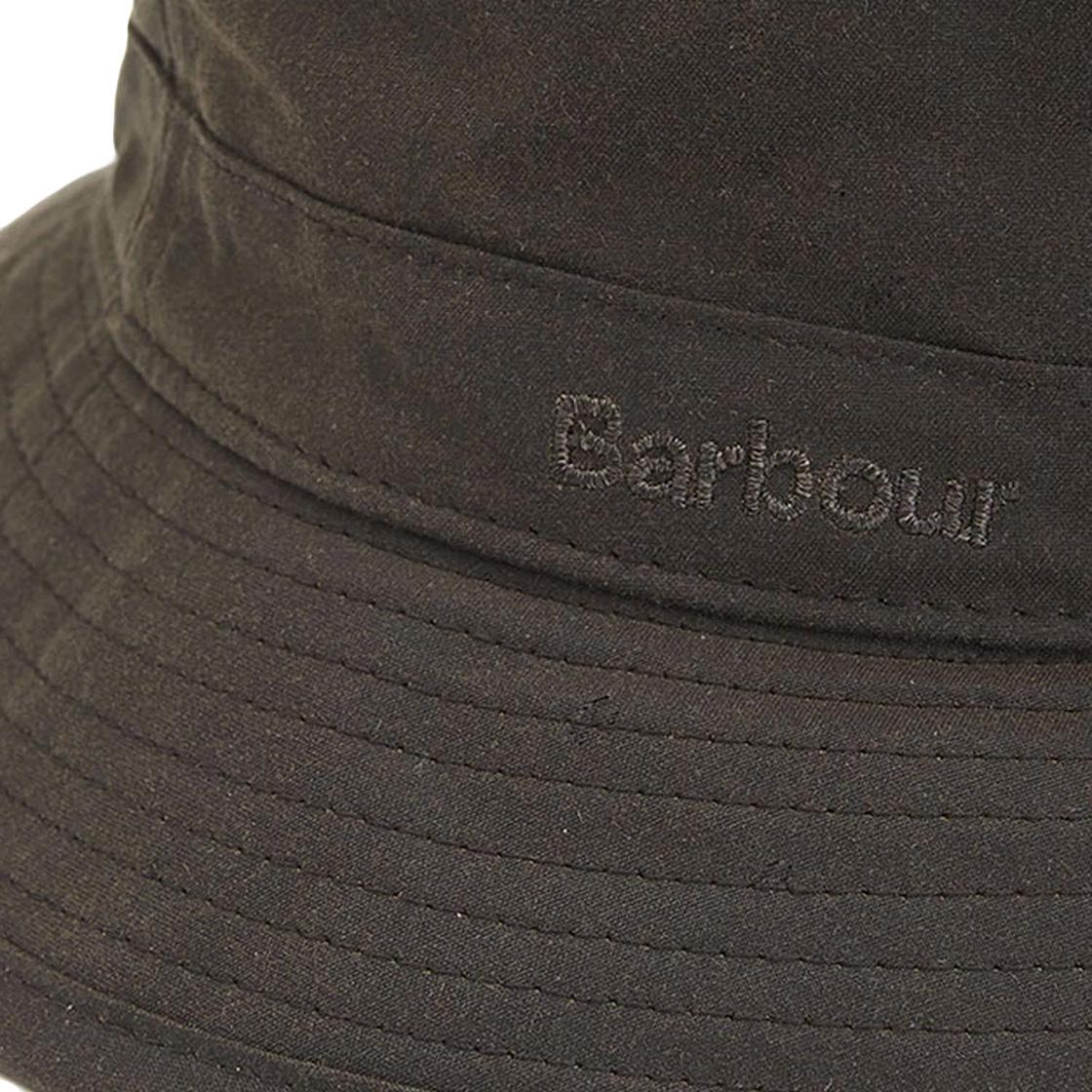 Wax Sports Hat Olive - Cappellino da Pescatore Marrone 222MMHA0001-OL71 . BARBOUR 