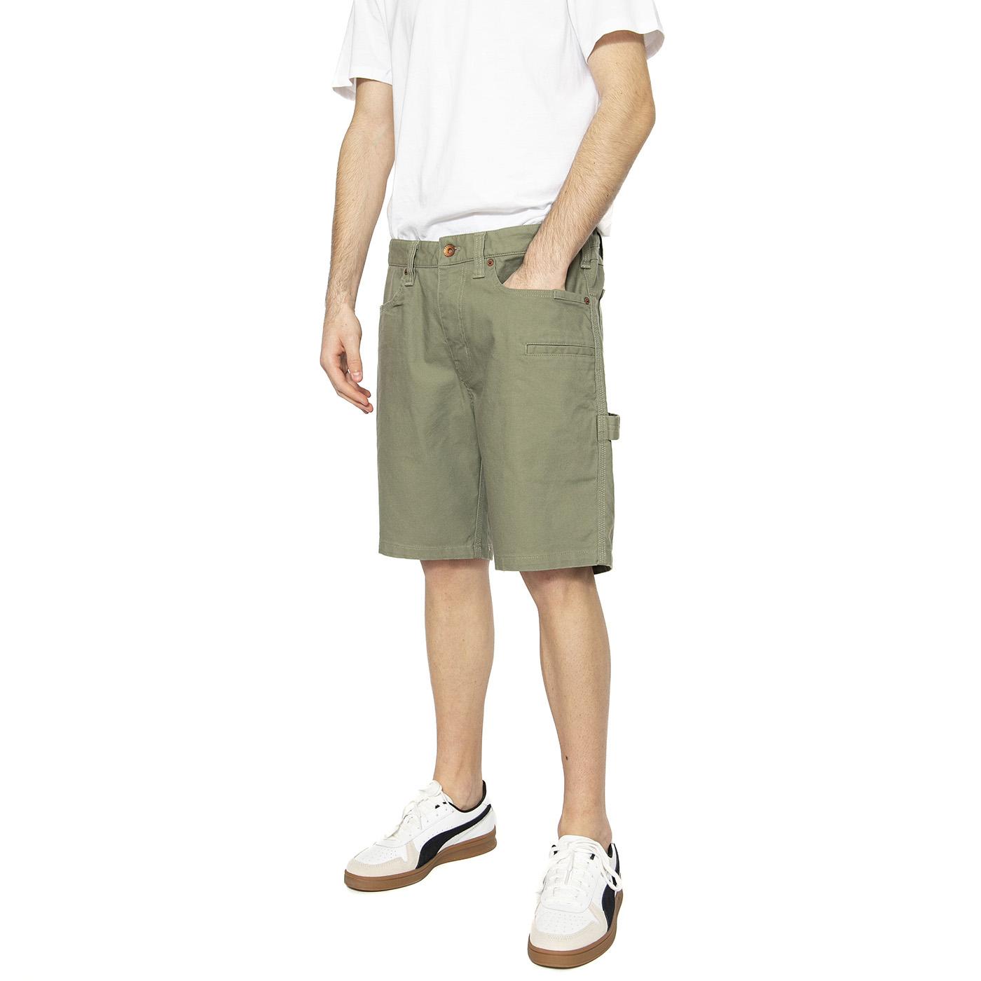 Builders Carpenter Short Green - Bermuda Uomo Verdi 04967-OLVSP . BRIXTON 