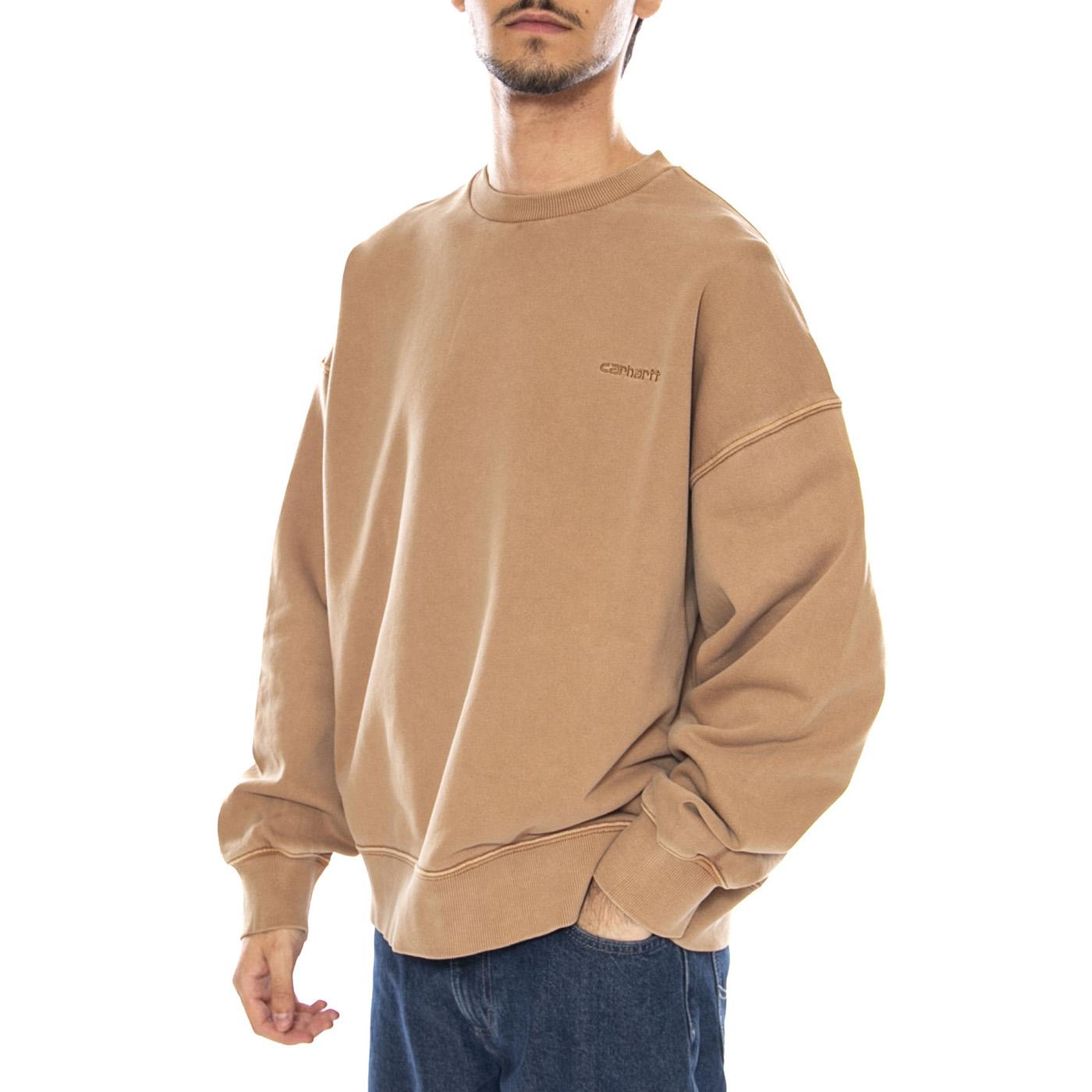 Benton Sweat Peanut - Felpa Girocollo Uomo Beige I035436.2FSGD . CARHARTT WIP 